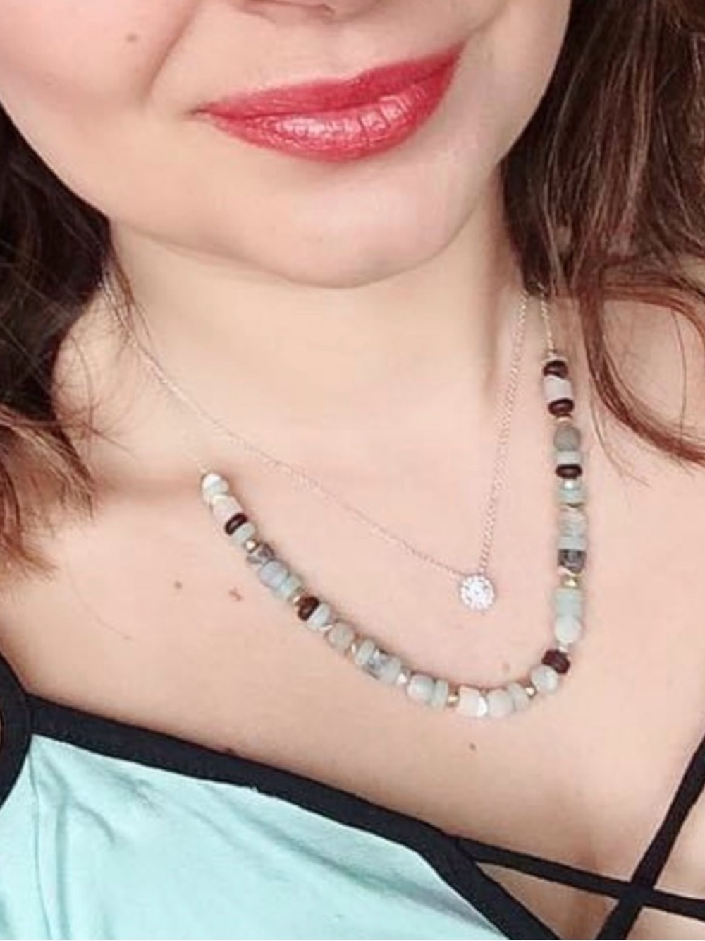 Stella & Dot Anda Intention Lariat Necklace (Balance)